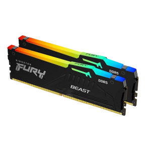 Memoria DDR5 Kingston 32GB (2x16GB) 5200 Mhz FURY Beast Black RGB