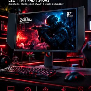 MONITOR 27 GAMER ZOWIE XL2746K LED TN FHD 240hz c/escudo Tecnología DyAc Black eQualizer
