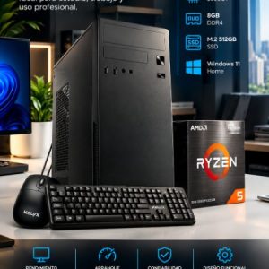 Pc Kelyx AMD Ryzen 5-5600GT 8Gb M.2 512G Win 11 Home